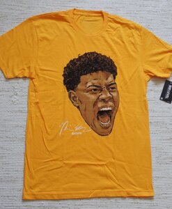 500LEVEL NBA レイカーズ 八村 塁 LOSANGELS scram Tシャツ 半袖 ゴールド XL A-C-BNLGOLD-XX -0380-050-04-ASH メンズ