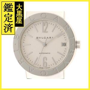 BVLGARI ブルガリ 腕時計 2006年正規品 ブルガリ ブルガリ BB33SSAUTO ホワイト文字盤 自動巻き ステンレス【472】SJ