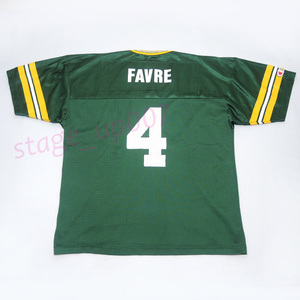 NFL Green Bay Packers（グリーンベイ・パッカーズ）／USA Champion製レプリカジャージ・フットボールジャージ-FAVRE #4/sizeJ.XL- ／管JCQ