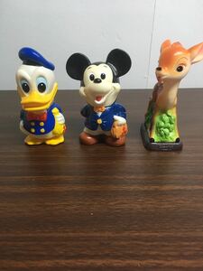 貯金箱 ディズニー WALT DISNEY ミッキー　ドナルド　バンビ　三菱銀行　当時物 キャラクター