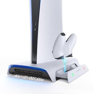 ①PS5用 スタンド KIWIHOME PS5用 【磁気充電版】旧型PS5に対応 プレイステーション5 ディスク用/デジタル兼用 【PS5 SLIMに対応不可】