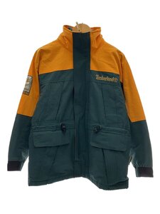 Timberland◆フリースライナー付き3wayナイロンジャケット/Sサイズ/オレンジ×グリーン/ティンバーランド