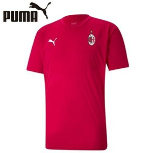 【新品特価!定価6050円が75％OFF!】プーマ PUMA サッカーウェア ACミランウォームアップ Tシャツ 758632-01/ インターサイズS