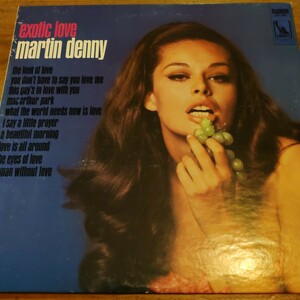 中古レコード　Promo仕様　EXOTIC LOVE MARTIN DENNY マーティン・デニー　　モンドミュージック　エキゾチック