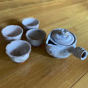 萩焼　仙萩　湯呑　茶器 急須　茶道具