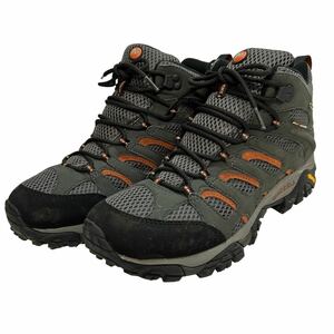 D661 MERRELL メレル トレッキングシューズ 登山靴 US10 28cm オリーブ グレー ブラック GORE-TEX ゴアテックス vibram ビブラムソール