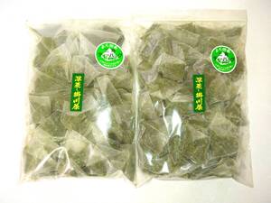 【送料無料】☆深蒸し掛川茶　１番茶使用　ティーバッグ１００包（50×２袋）　水でもお湯でも簡単