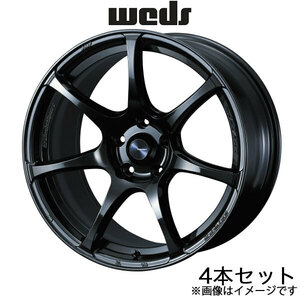 ウェズスポーツ SA75R ポルテ 140系 17インチ アルミホイール 4本 ハイパーブラッククリアII 0074020 WEDS WedsSport SA75R