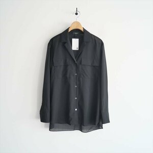 2023SS / Theory セオリー / Airy Shirting Notch Shirt シャツ S / 01-3108215 / 2404-0700