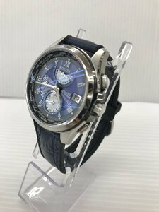 シチズン CITIZEN 腕時計 エクシード EXCEED H820-T022120 ソーラー電波 LIGHT in BLACK 2016ブルーエディション → 2402LT908