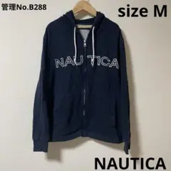 メンズ　トップス　NAUTICA ネイビー パーカー　MサイズUSA古着