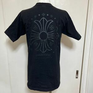 【美品】CHROME HEARTS クロムハーツ CHクロス Tシャツ size S ブラック レディース