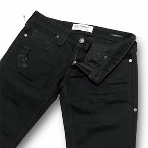 新品 ジミータヴァニティ JANIS SKINNY 黒 ストレッチ デニム パンツ ジーンズ サイズ26