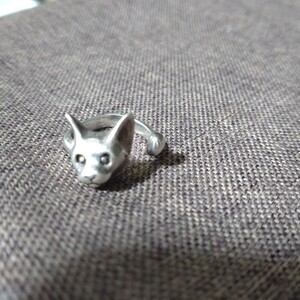 猫　catリング ヴィンテージ シルバー アクセサリー メキシコ　silver925 銀製品　