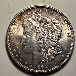 1921 アメリカ合衆国 1ドル銀貨 モルガン ダラー US one Dollar Silver.900 アメリカ コインコレクション品