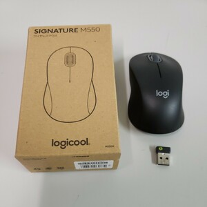 606y0403★Logicool ロジクール Signature M550MBKs ワイヤレスマウス 静音 Bluetooth レギュラー ブラック 無線