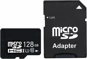 Micro SD カード Micro SD Card 高耐久 SD カード Class 10 Switch ドライブレコーダー 監視カメラ 向け SD変換アダプター付属 (128GB)128