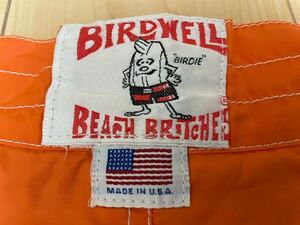 バードウェル　BIRDWELL ロングボード　w32 美品中古　カリフォルニア　海パン　水着　サーフショーツ　パタゴニア