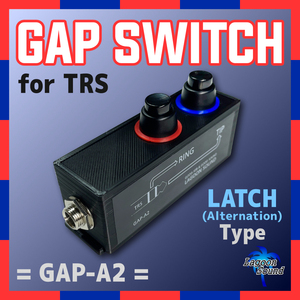 GAP-A2】パラメーター設定【 TRS CONTROL SWITCH/黒 】ラッチ/エフェクター用外部スイッチとして！《 LATCH / ALTERNATION 》 #LAGOONSOUND