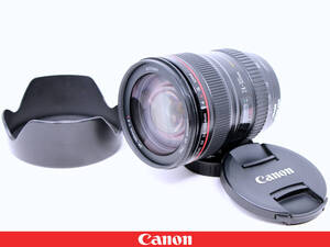 ◇美品◇Canon キャノン EF24-105mm F4L IS USM ◇フード付属★プロやハイアマチュアの要求にも応える高性能★EF24-10540LIS