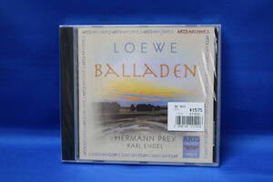 輸入盤《未開封CD》ヘルマンプライ カール・エンゲル LOEWE BALLADEN 43021-2 管892 