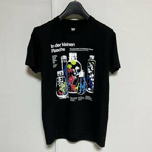 Design Tshirts Store graniph グラニフ 小さな瓶の中 Tシャツ 黒 S 美品 管理B1349