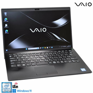 LTE フルHD ノートパソコン VAIO Pro PK VJPK11C12N Core i5 8265U メモリ8G M.2SSD256G USBType-C Webカメラ Wi-Fi Windows11