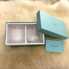 Tiffany & Co. ペアグラス 2個セット 専用ボックス付き