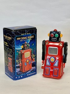 ■Made in JAPAM■MINI SONIC ROBOT ミニ ソニックロボット■ゼンマイ駆動■増田屋■