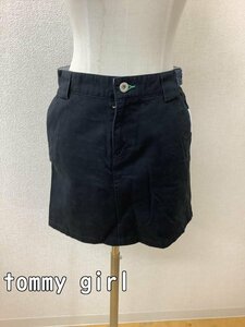 トミーガール (Tommy Girl) 黒ミニスカート 綿100% サイズM