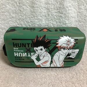 【ラスト１つ 再入荷なし】 HUNTER×HUNTER レザーペンケース キルア＆ゴン ハンター×ハンター