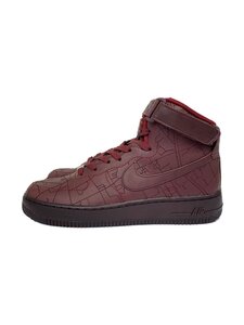 NIKE◆WMNS AIR FORCE 1 HI FW QS/ウィメンズエアフォースハイ/ボルドー/704010-600/2