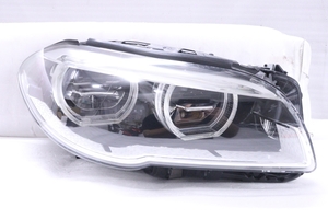 39-428★後期 LED F10 F11 BMW 5シリーズ★右ヘッドライト 7 378 522-04 ブラック 純正★BMW (QT)