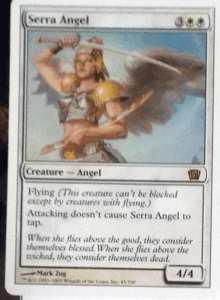 ＭTG/英語/Serra Angel(セラの天使)/第八版/レア