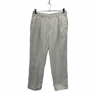 IZOD チノパンツ W33 ホワイト コットンパンツ 古着卸 アメリカ仕入 2308-1049