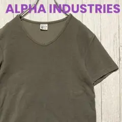 ALPHA INDUSTRIES アルファインダストリーズ　Ｖネック　Tシャツ