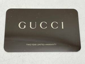 GUCCI グッチ　本物　無記名ギャランティ