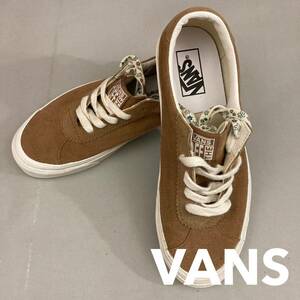 【新品未使用】 バンズ VANS オールドスクール 花柄ヒモ キャメル系色 Style 73 DX 替紐 ローカット LOW コーデュロイ キャメル 26.0cm @★