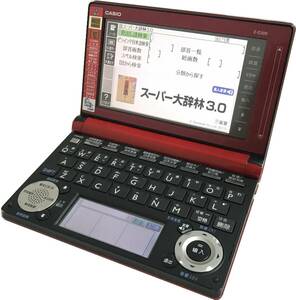 カシオ 電子辞書 中国語学習モデル E-D300 レッド（日中英3ヶ国語で切り替(中古品)