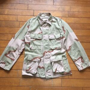 ★【 US.ARMY 】★デザートカモ コンバットジャケットミリタリー BDU ジャケット★サイズXS★ O785