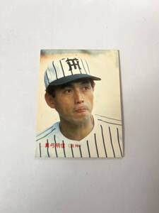 レア　カルビー　プロ野球カード　85年 真弓明信　阪神　タイガース　チップス　376 中古品　当時物 100円～売り切り