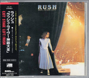 RUSH ラッシュ / EXIT STAGE LEFT ラッシュ・ライヴ〜神話大全　/国内盤CD