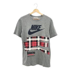 美品 Comme des Garcons コムデギャルソン OT-T023 「NIKE」 半袖Tシャツ L コットン100％ AD2017 レディース AY5921A60