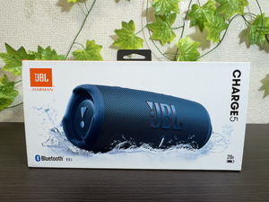 7554-00★1円スタート★JBL/ジェービーエル/by HARMAN/Bluetoothスピーカー/CHARGE5/IP67防塵防水/ポータブル/新品未使用未開封品★