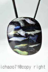 ガラス工芸家の創作した一点物のガラスのアクセサリー。トンボ玉 ( 10726-479) glass accessory BEADS 蜻蛉玉　ペンダントトップ