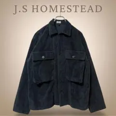 J.S HOMESTEAD M-43 HBT フリースジャケット　ブラック L