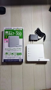 ELECOM 無線LANルーターWRC-1167-FS-W 中古品