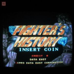 1円〜 データイースト/DATA EAST ファイターズヒストリー FIGHTER’S HISTORY DECO イン取帯純正 動作確認済【20