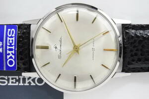 稀少技能検定用STPモテル☆１９６２年製　SEIKO(SEIKOSHA) セイコーMATIC DIASHOCK 17石 自動巻紳士腕時計 純正ベルト未使用保管品