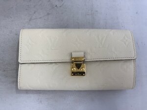 【LOUIS VUITTON】ルイヴィトン　モノグラム　ポルトフォイユサラ　二つ折り長財布　アイボリー　SY02-FCH